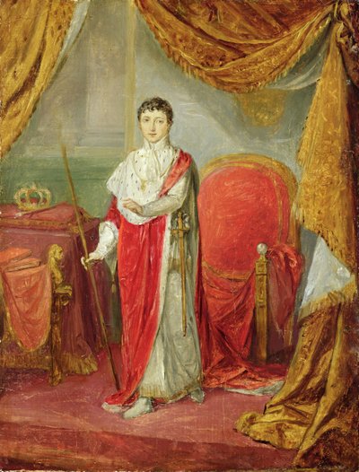 Retrato, de, rei, jerome, em, real, regalia de Sebastian Weygandt